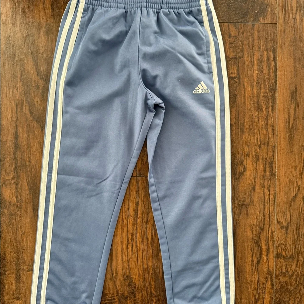 Adidas Blue & Green Track Jacket and Pants - Size 7